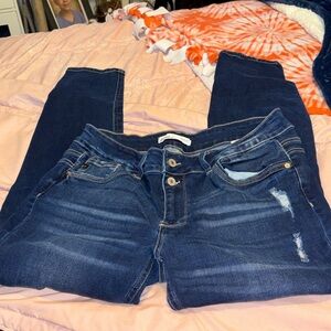 KanCan Distressed Skinny Jeans Plus Size Women’s 14 Maurice’s